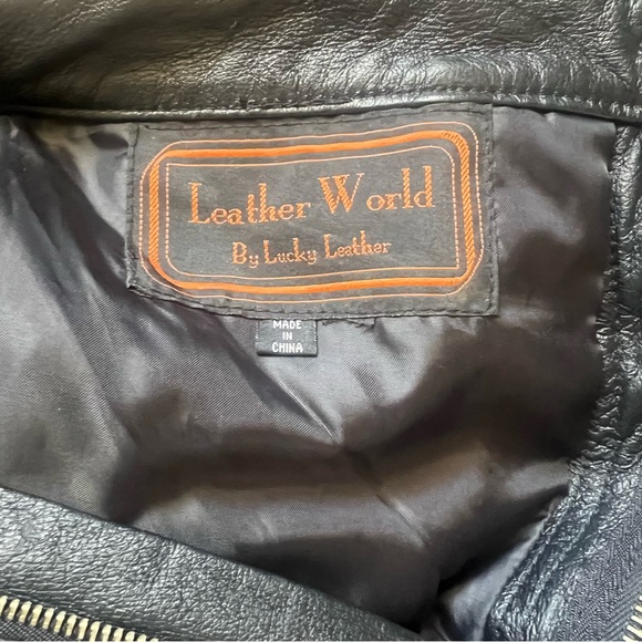 Vintage 80s 90s 100% Leather High Waisted  Pants - Picture 12 of 15